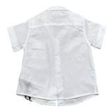Iceberg Camicia Mezza Manica Tinta Unita con Logo per Neonato CMICE5111BXX BIANCO ICEBERG 