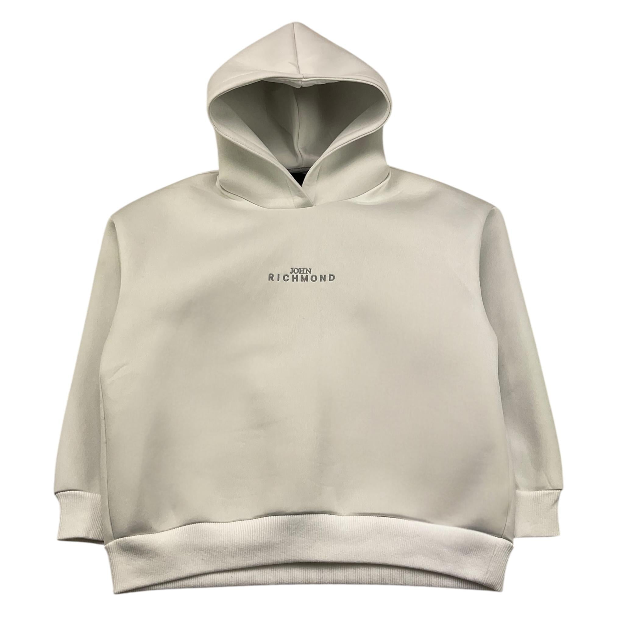 JOHN RICHMOND felpa chiusa con cappuccio tinta unita Panna per Bambino RBA25172FE PANNA JOHN RICHMOND 