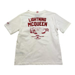 SAINT BARTH t-shirt girocollo tinta unita con stampa Bianco per Bambino LINGHTING BIANCO SAINT BARTH 