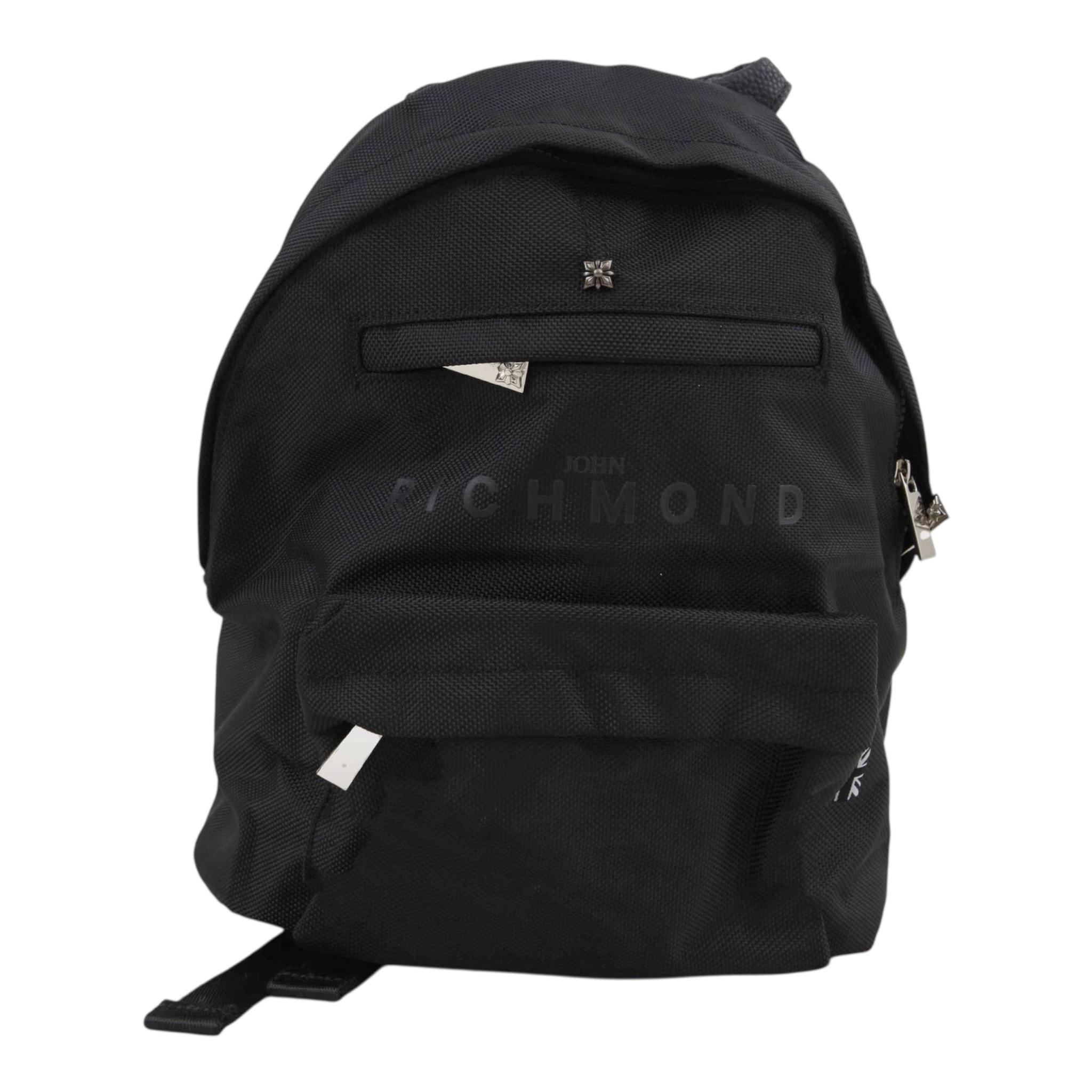 John Richmond Zaino Tinta Unita con Logo per Bambino RGP26032ZA NERO JOHN RICHMOND 