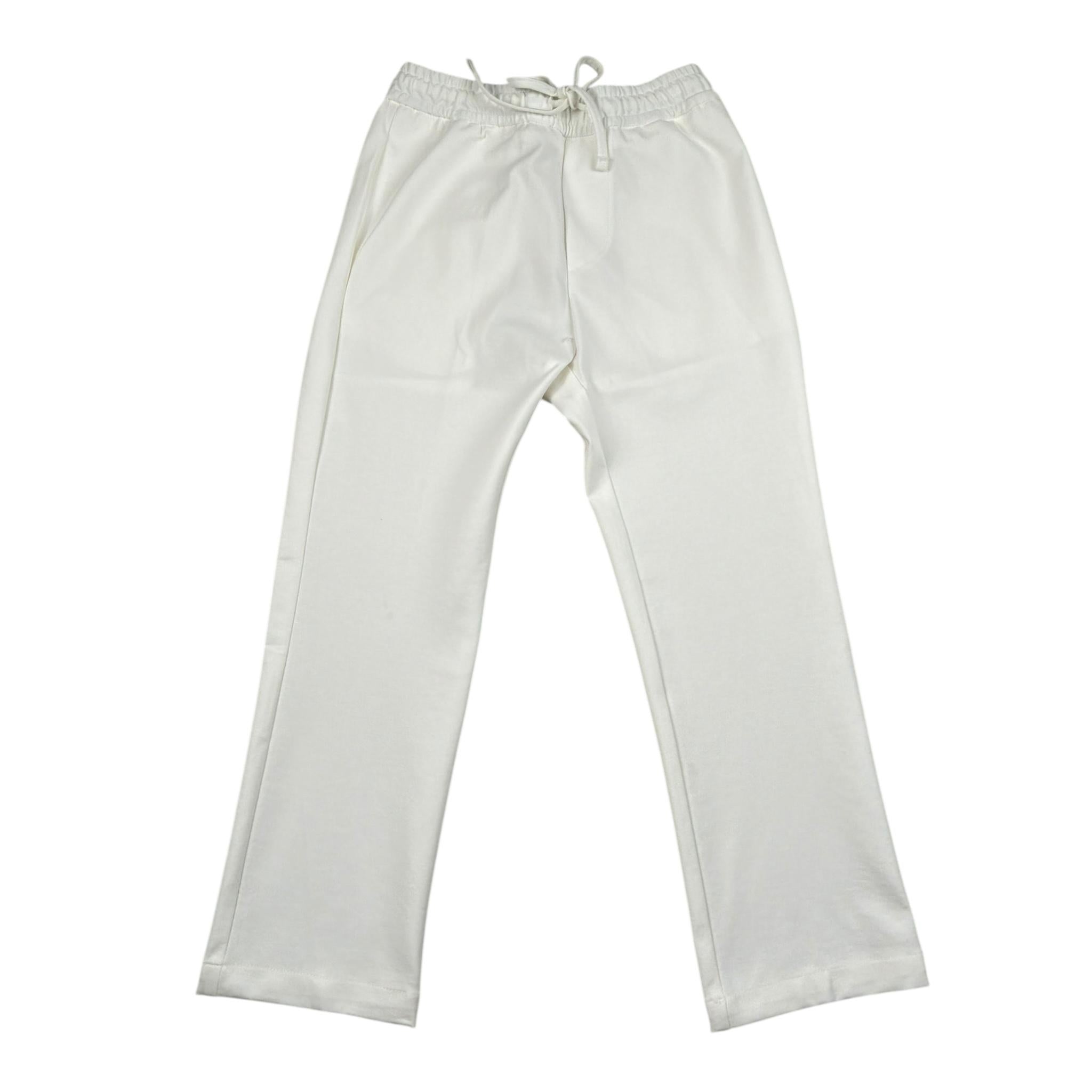 Manuel Ritz Pantalone Tinta Unita con Elastico In Vita per Bambino MR2928 BIANCO MANUEL RITZ 