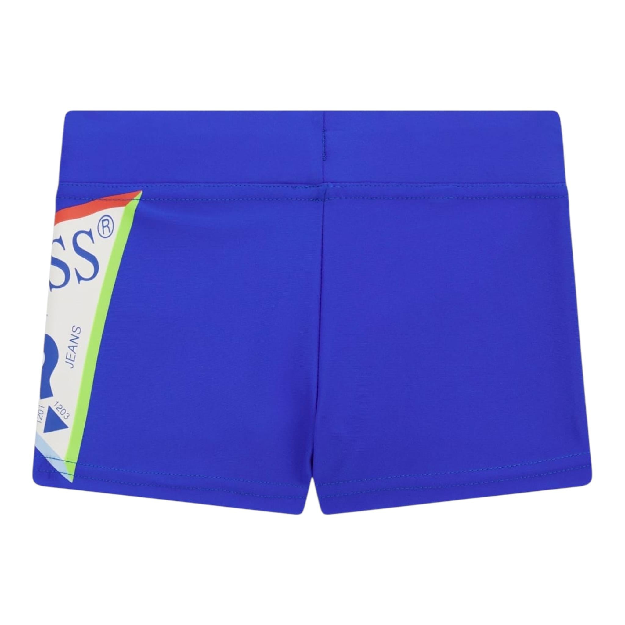 Guess Costume Tinta Unita con Logo per Neonato IG4Z00MC052 COBALTO GUESS 