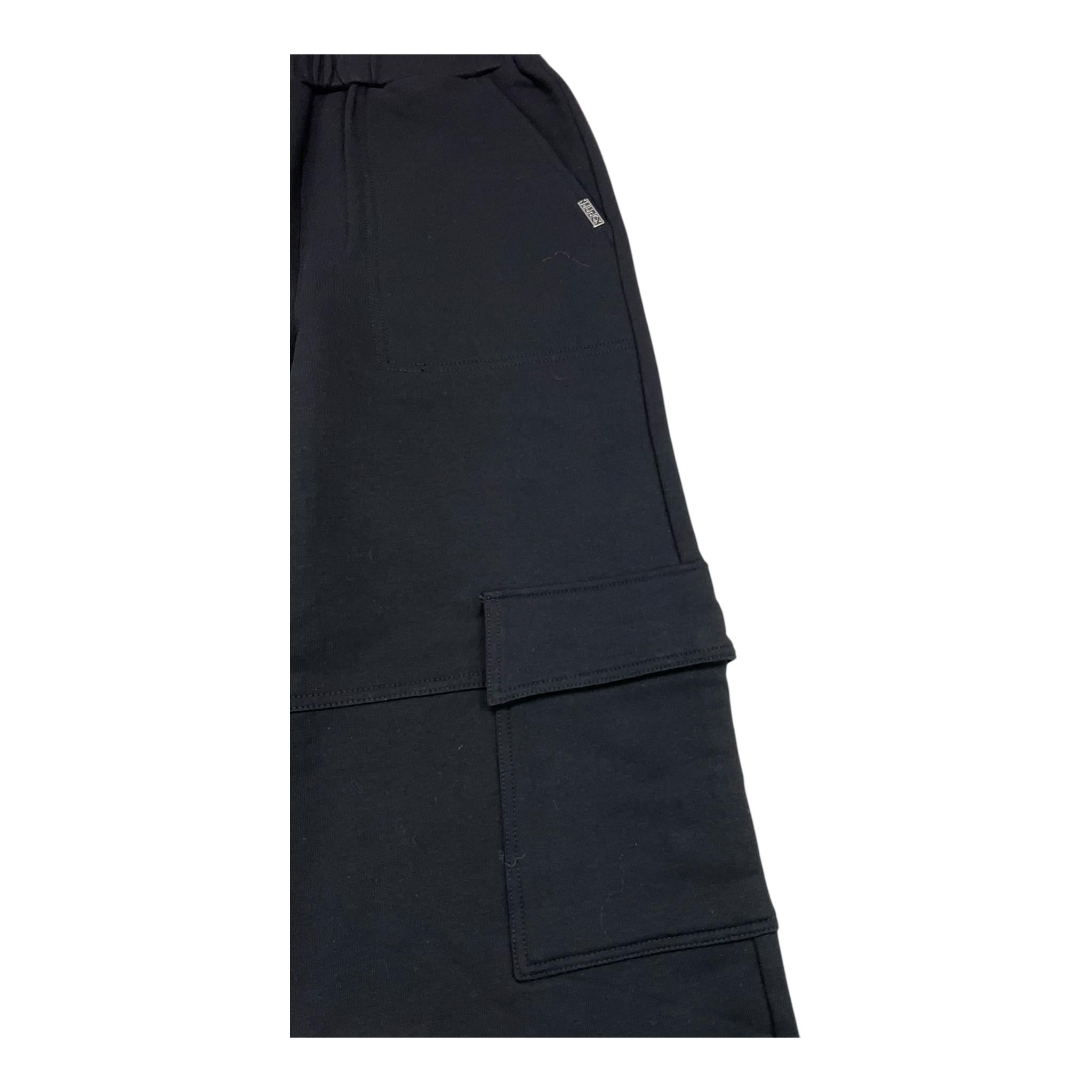 LIU JO pantalone modello palazzo tinta unita Nero per Bambina GF4028 NERO LIU JO 