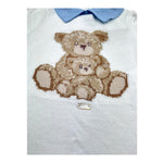 Le Bebe Pagliaccetto Mezza Manica Tinta Unita con Ricami per Neonato LBB5320 BIANCO LE BEBE 