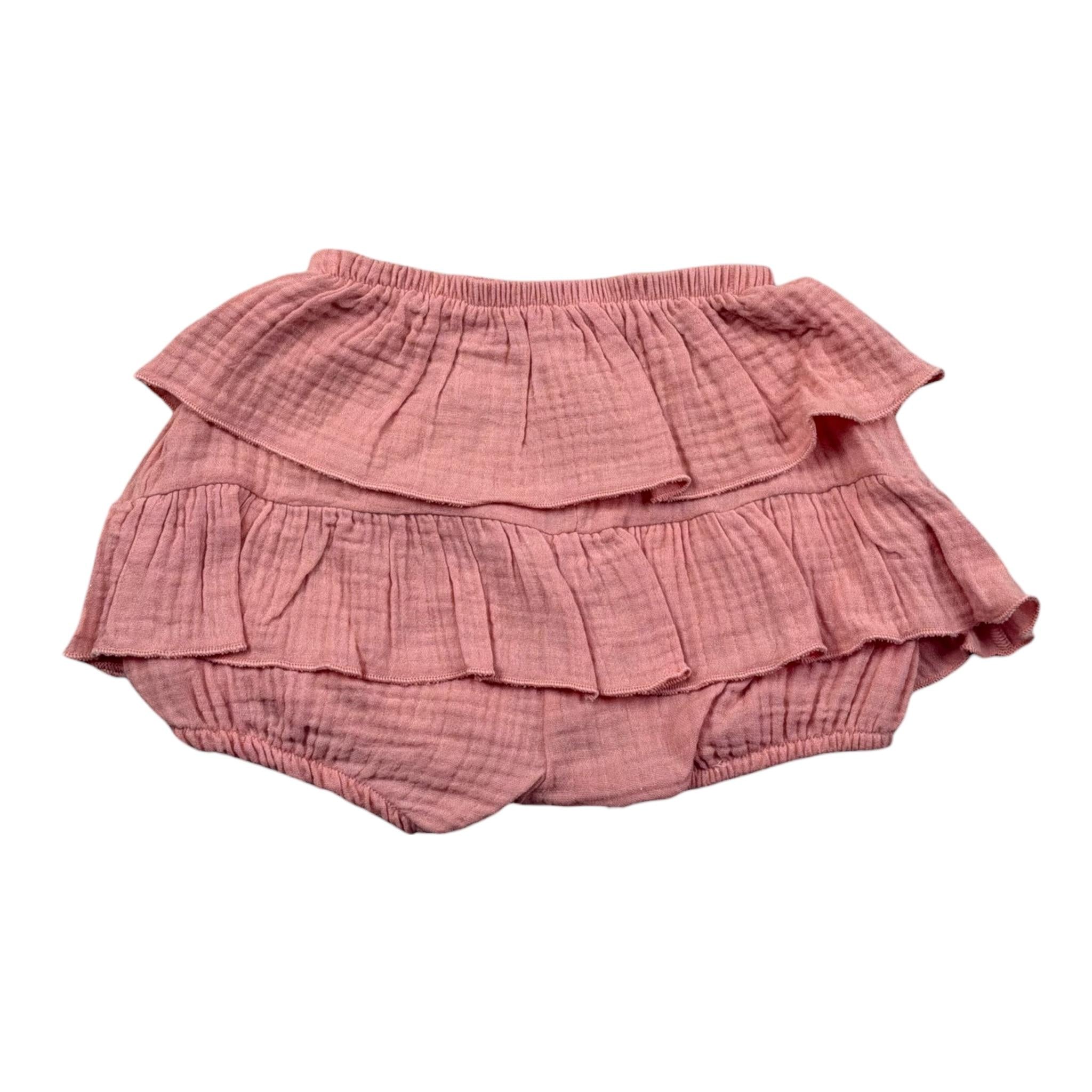 Babyvip Coulotte Tinta Unita con Rouches per Neonata T1561 SALMONE BABYVIP 