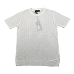 Numbers T-Shirt Girocollo In Filo Tinta Unita per Bambino FIL07 BIANCO NUMBERS 