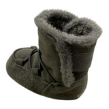 MOON BOOT stivali tinta unita con pelliccia Grigio per Neonato 80D3401030H002 GRIGIO MOON BOOT 