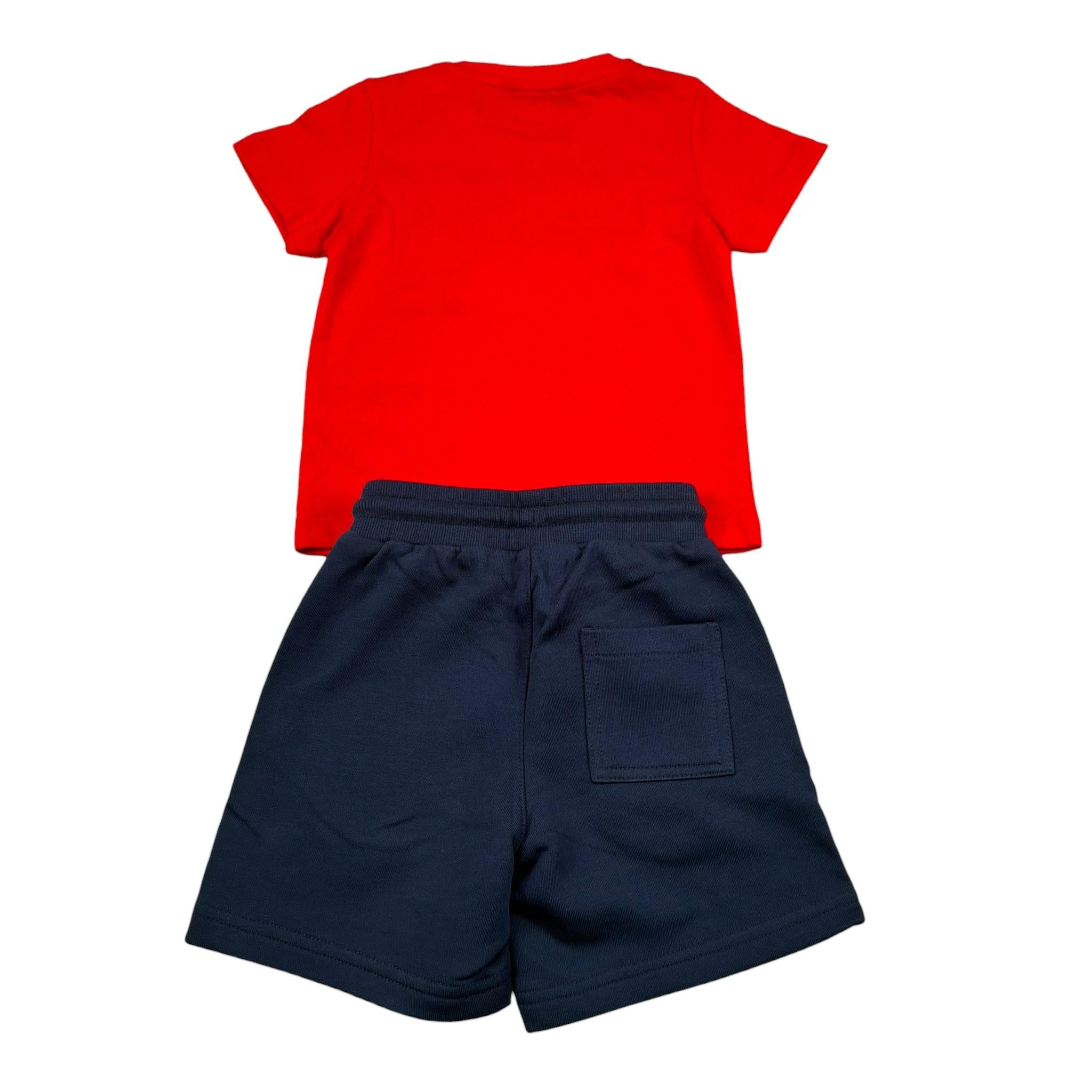 Refrigiwear Completo 2 Pezzi T-Shirt-Bermuda per Neonato 211DRMNS25 ROSSO/BLU REFRIGIWEAR 