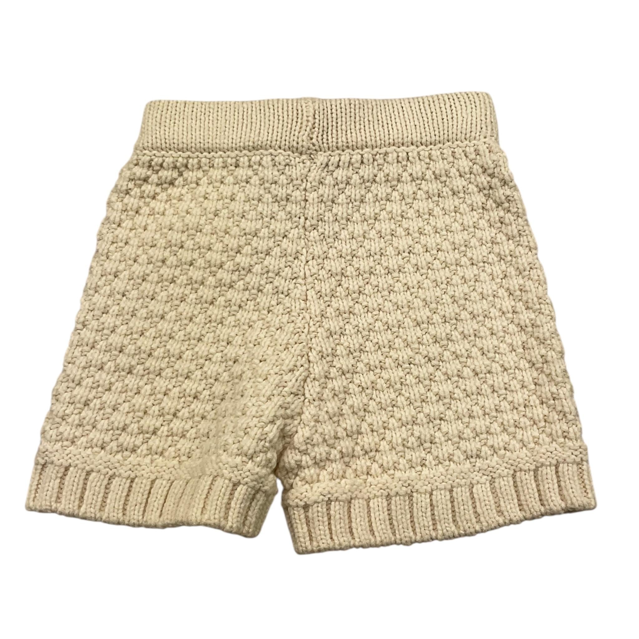 SIMONETTA short in maglia tinta unita Panna per Bambina ST6B97 PANNA SIMONETTA 