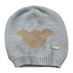 LE BEBE' cappello tinta unita con ricamo orso Azzurro per Neonato LBB5052 AZZURRO LE BEBE' 