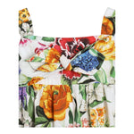 Dolce & Gabbana Pagliaccetto Tinta Unita con Stampa per Neonata L22O03 BIANCO DOLCE & GABBANA 