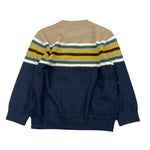 MAYORAL maglia tinta unita girocollo con fantasia a righe Blu per Bambino 4351 BLU MAYORAL 