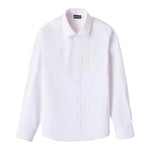 Sarabanda Camicia Manica Lunga Tinta Unita per Bambino 08609 BIANCO SARABANDA 