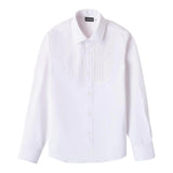 Sarabanda Camicia Manica Lunga Tinta Unita per Bambino 08609 BIANCO SARABANDA 
