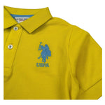 U.S. Polo Assn Polo Mezza Manica Tinta Unita con Logo per Neonato US41597N GIALLO U.S. POLO ASSN 