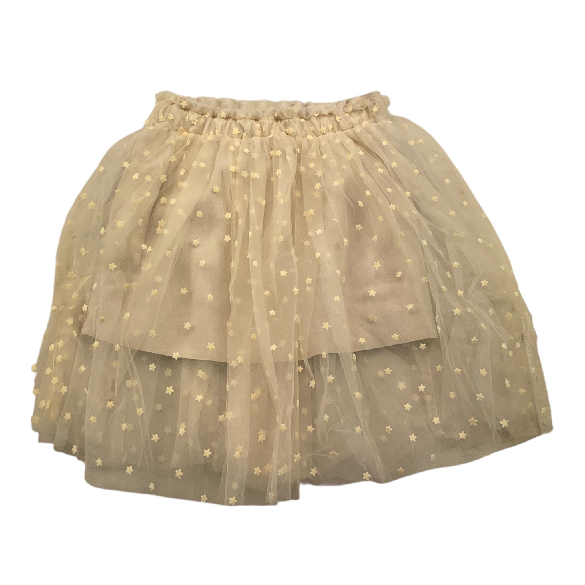 LALALU' gonna tinta unita cn tulle Panna per Bambina GOL180LB PANNA LALALU' 