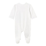 Mayoral Tutina Tinta Unita con Stampa per Neonato 1709XXUU BIANCO MAYORAL 