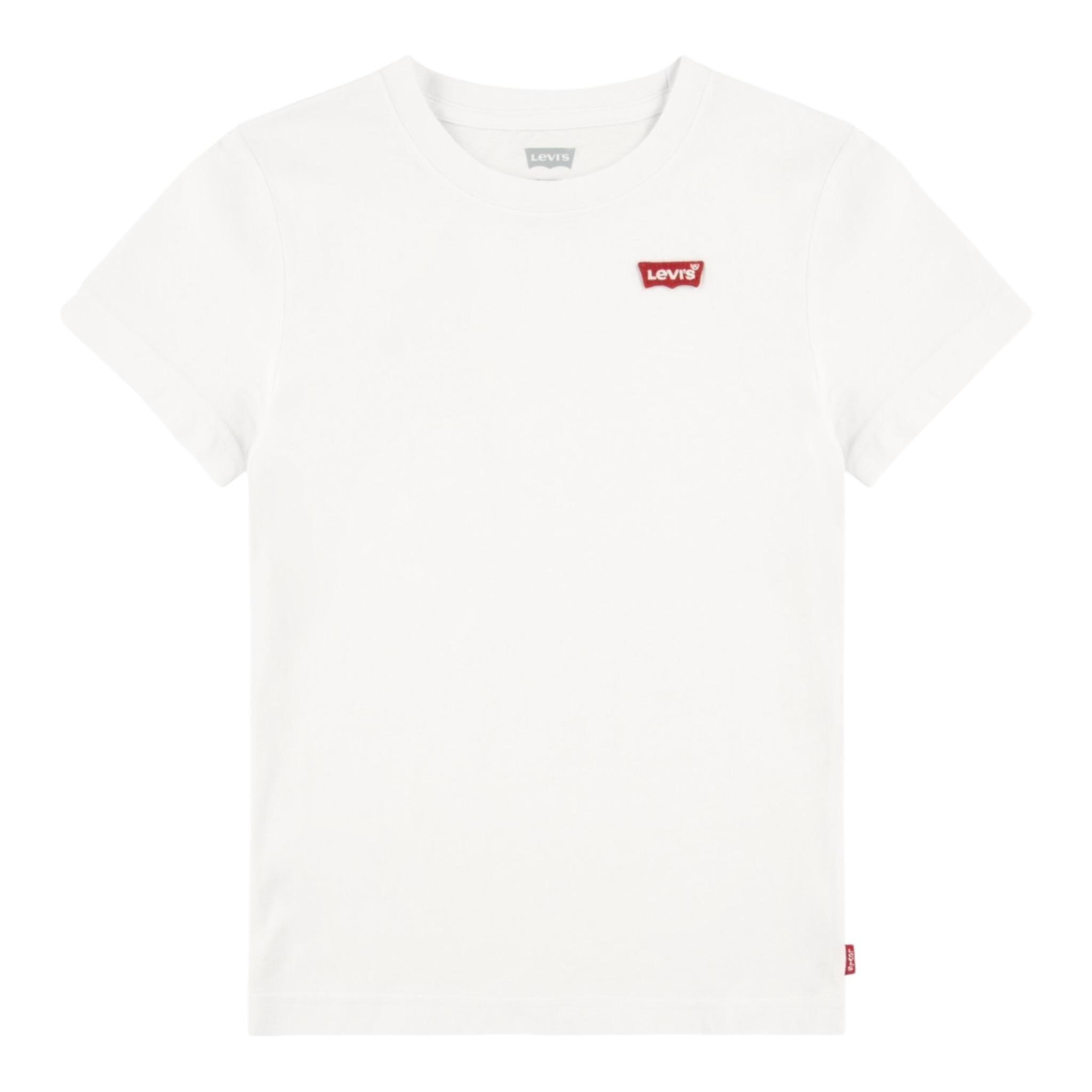 Levi'S T-Shirt Girocollo Tinta Unita con Stampa per Bambino 8EA100 BIANCO LEVI'S 