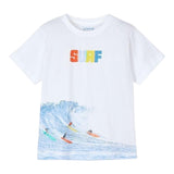 Mayoral T-Shirt Girocollo Tinta Unita con Stampa per Bambino 3046 BIANCO MAYORAL 