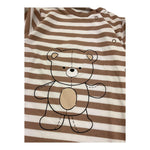 Mayoral Tutina Manica Lunga Fantasia A Righe per Neonato 1709 BIANCO/BEIGE MAYORAL 