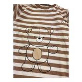 Mayoral Tutina Manica Lunga Fantasia A Righe per Neonato 1709 BIANCO/BEIGE MAYORAL 