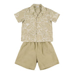 Il Gufo Completo 2 Pezzi Camicia-Bermuda per Bambino P25DP536C6068 VERDE IL GUFO 