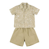 Il Gufo Completo 2 Pezzi Camicia-Bermuda per Bambino P25DP536C6068 VERDE IL GUFO 