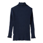 IL GUFO shirt tinta unita con collo alto Blu per Neonata A24TA061M7004N BLU IL GUFO 