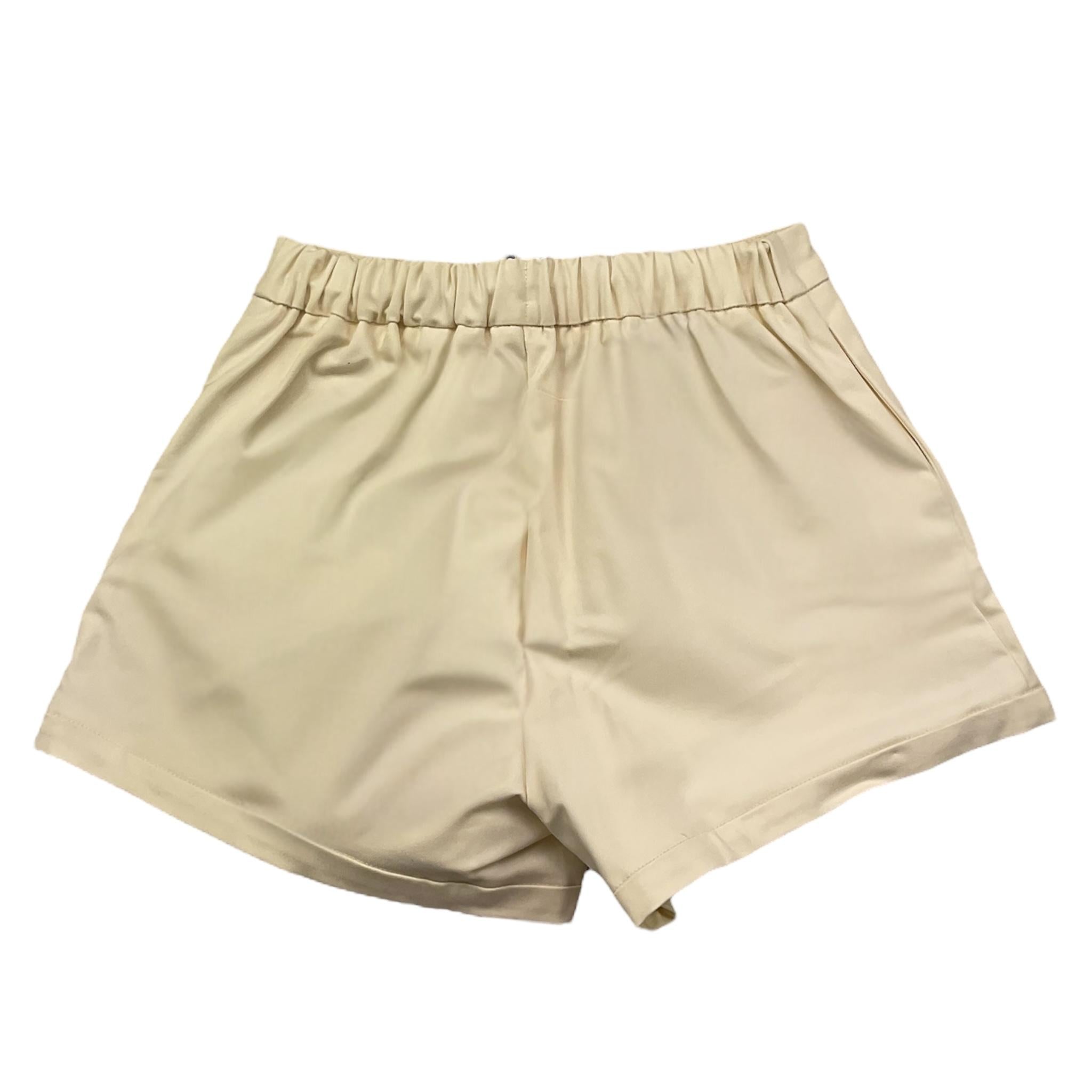 Pinko Short Tinta Unita con Elastico In Vita per Bambina KFBE001 PANNA PINKO 