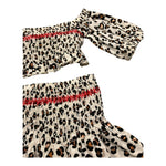 Monnalisa Completo 2 Pezzi Top-Gonna Fantasia Maculata per Bambina 19E087 BEIGE MONNALISA 