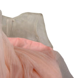 Fun & Fun Abito Giromanica tinta unita con Tulle Rosa per Bambina FNCBDR14035 ROSA FUN & FUN 