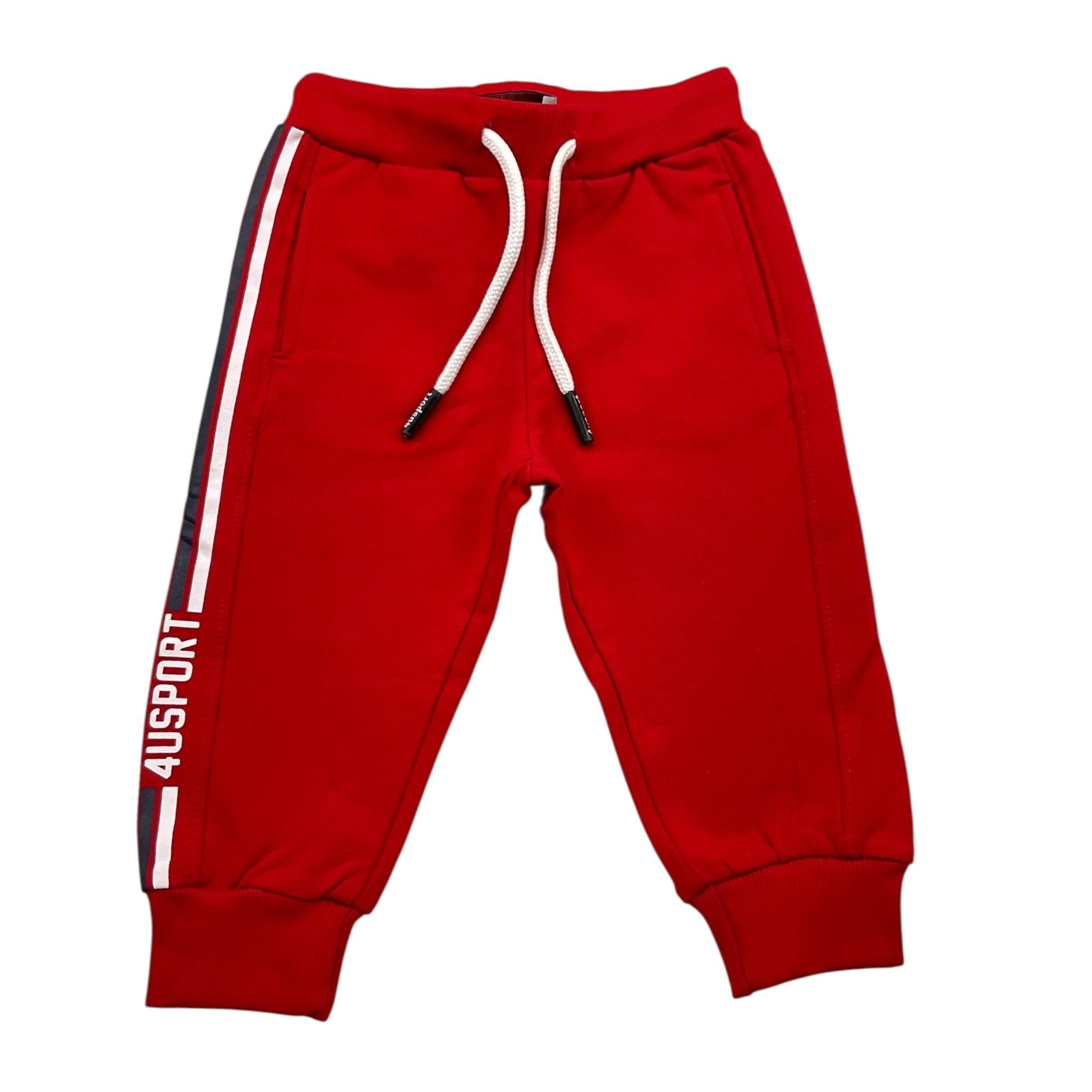 CESARE PACIOTTI pantalone tuta tinta unita Rosso per Neonato PFP2301B ROSSO CESARE PACIOTTI 