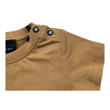 John Richmond T-Shirt Girocollo Tinta Unita con Logo per Neonato RIP26015TS MARRONE JOHN RICHMOND 