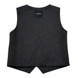 John Richmond Gilet Tinta Unita con Bottoni per Bambino RBP26079GT NERO JOHN RICHMOND 