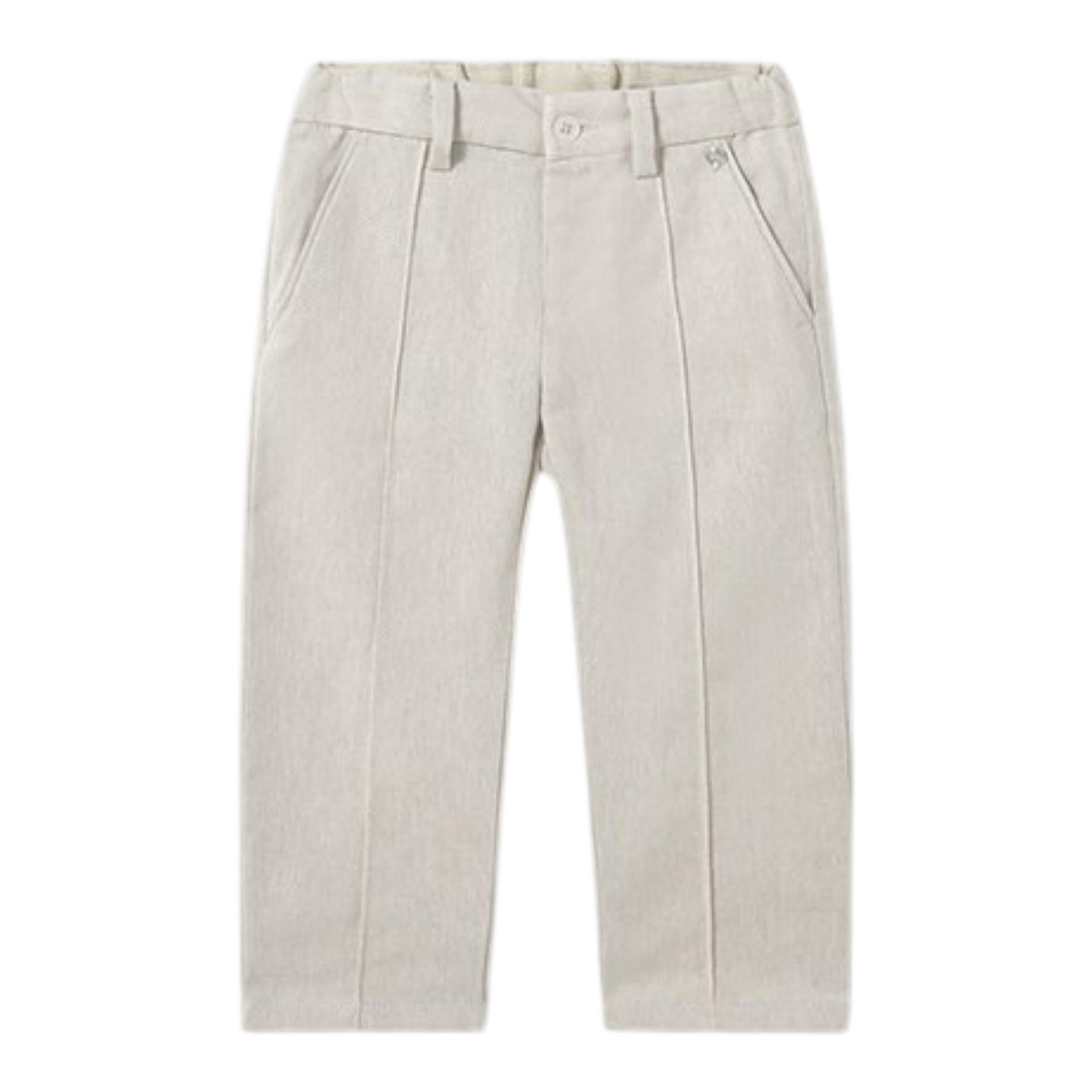 Mayoral Pantalone Tinta Unita con Girovita Regolabile per Neonato 1576 BEIGE MAYORAL 