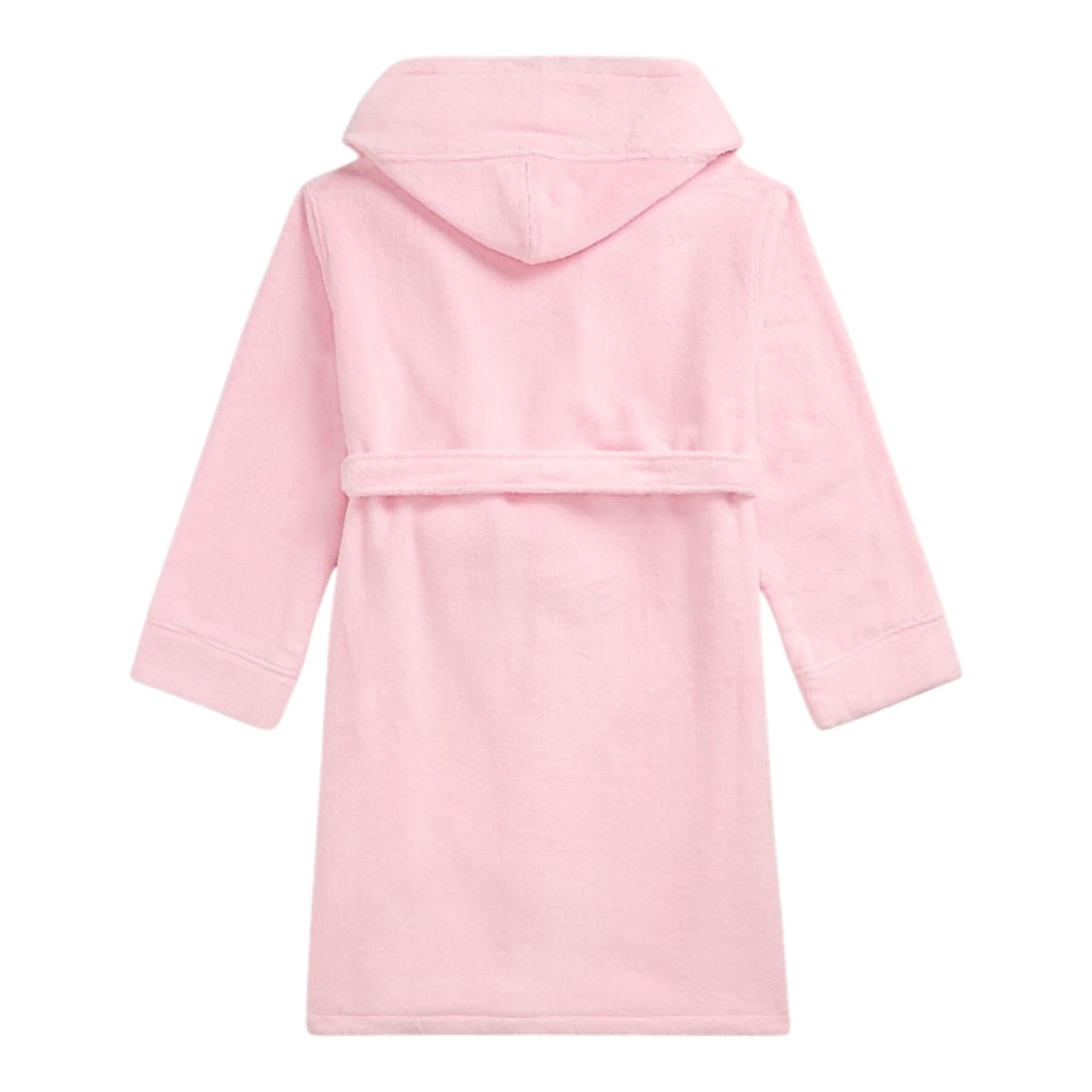 Ralph Lauren Accappatoio Tinta Unita con Stampa per Bambina DIHFIE ROSA RALPH LAUREN 