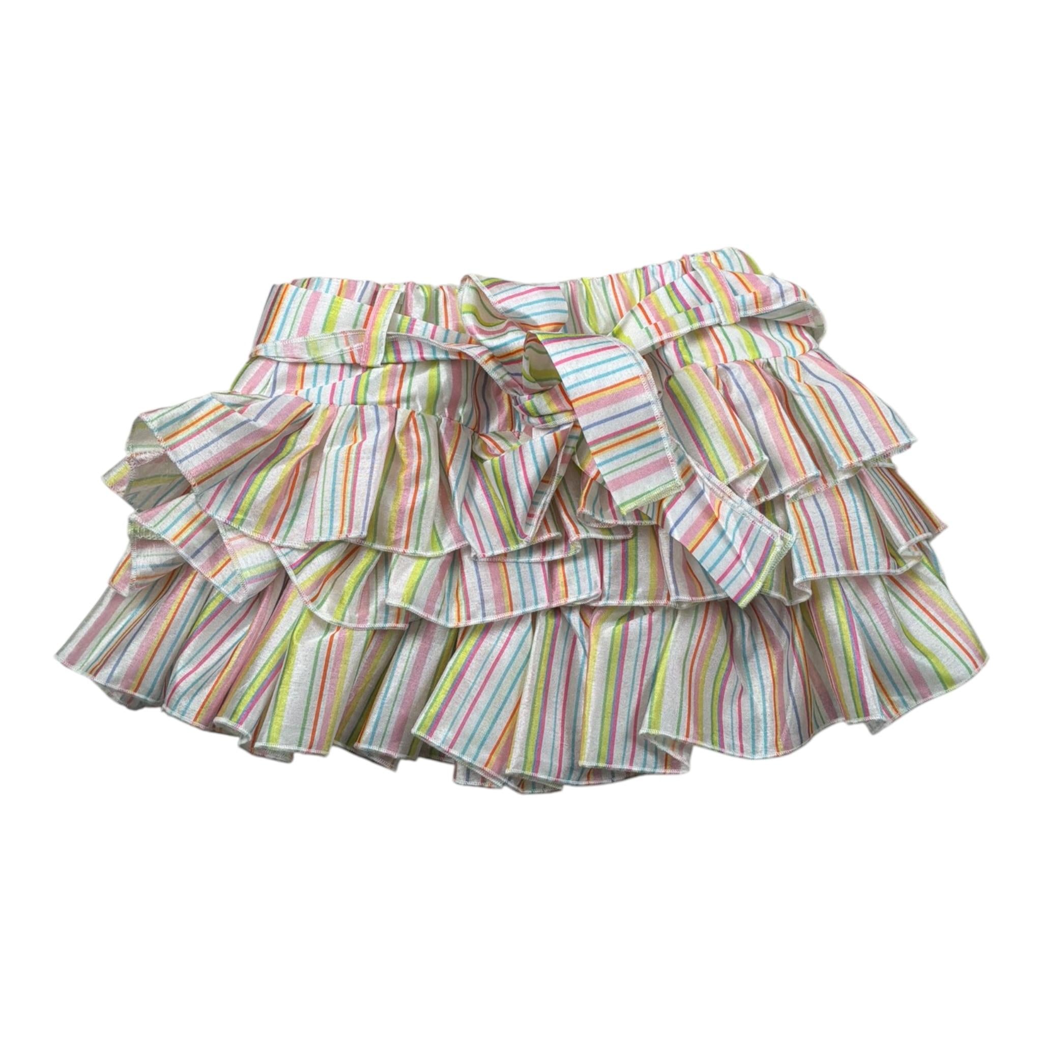 Miss Grant Gonna Fantasia A Righe con Elastico In Vita per Neonata MG1351X MULTICOLOR MISS GRANT 