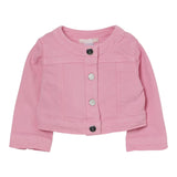 Liu Jo Giubbino In Denim Tinta Unita con Brillantini per Neonata HA5069X ROSA LIU JO 