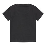 Calvin Klein T-Shirt Girocollo Tinta Unita con Logo per Neonato IN0IN0001 NERO CALVIN KLEIN 