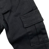 DANIELE ALESSANDRINI jeans tinta unita con girovita regolabile Nero per Neonato 1291P00023X NERO DANIELE ALESSANDRINI 