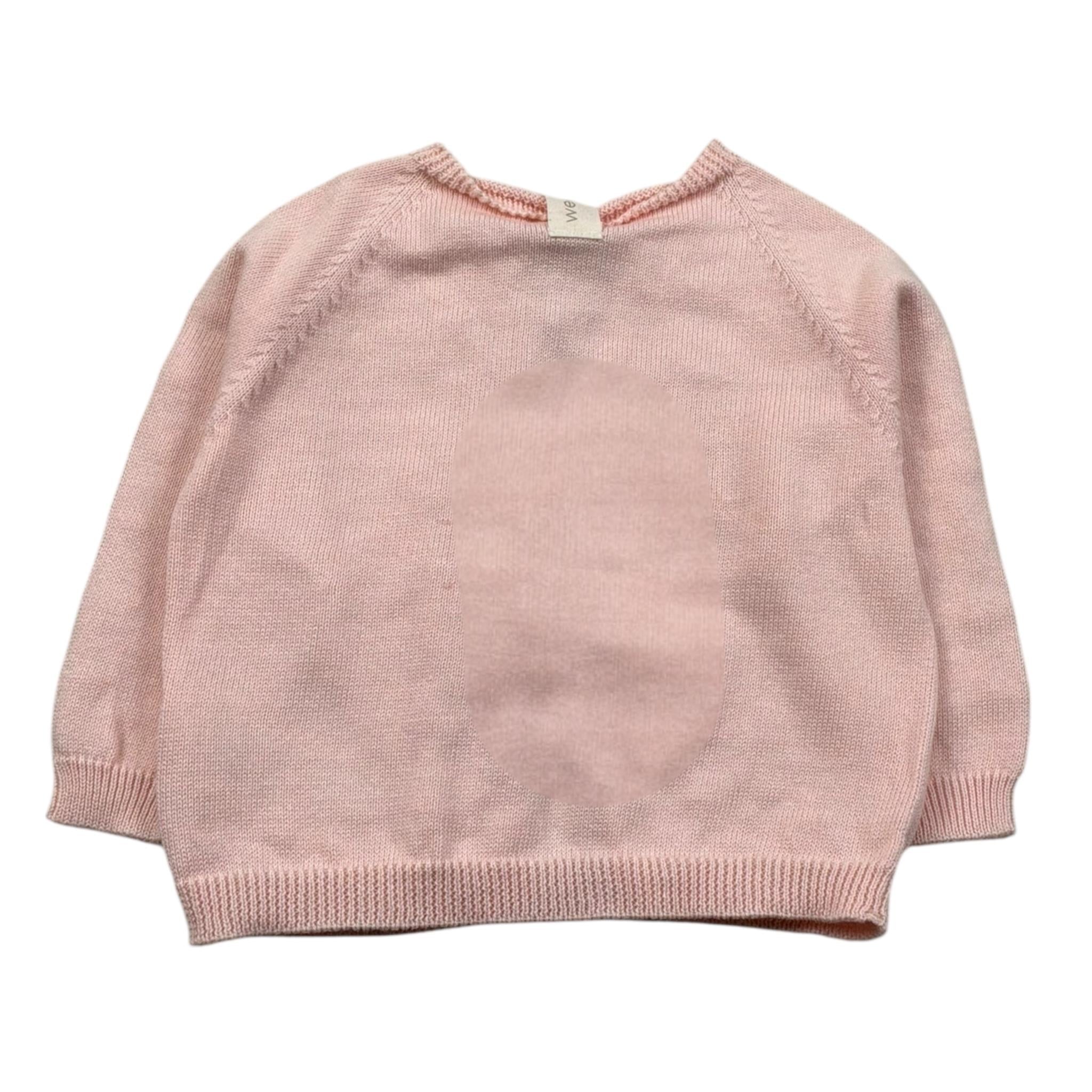 Wedoble Cardigan Tinta Unita con Ricami per Neonata V2401308AA ROSA WEDOBLE 