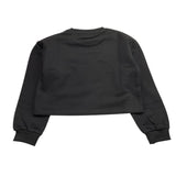 VICOLO felpa girocollo tinta unita con brillantini Nero per Bambina 3141FY00177 NERO VICOLO 