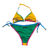 Saint Barth Costume 2 Pezzi Triangolo-Mutandina per Bambina CHARMS MULTICOLOR SAINT BARTH 