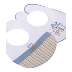 Mayoral Set Bavetta Tinta Unita con Stampe per Neonato 9877 BIANCO MAYORAL 