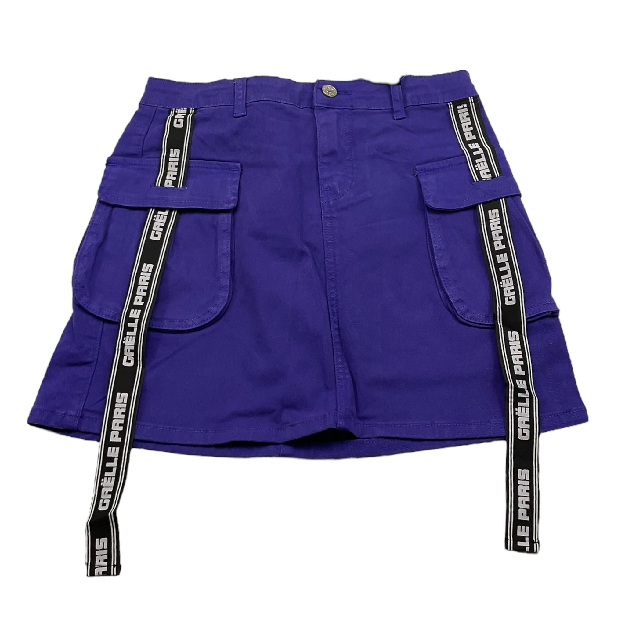 GAELLE gonna tinta unita con tasconi Viola per Bambina 2742G00311 VIOLA GAELLE 