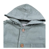 Play Up Giubbino Tinta Unita con Cappuccio per Neonato PA011AQ11401 VERDE PLAY UP 