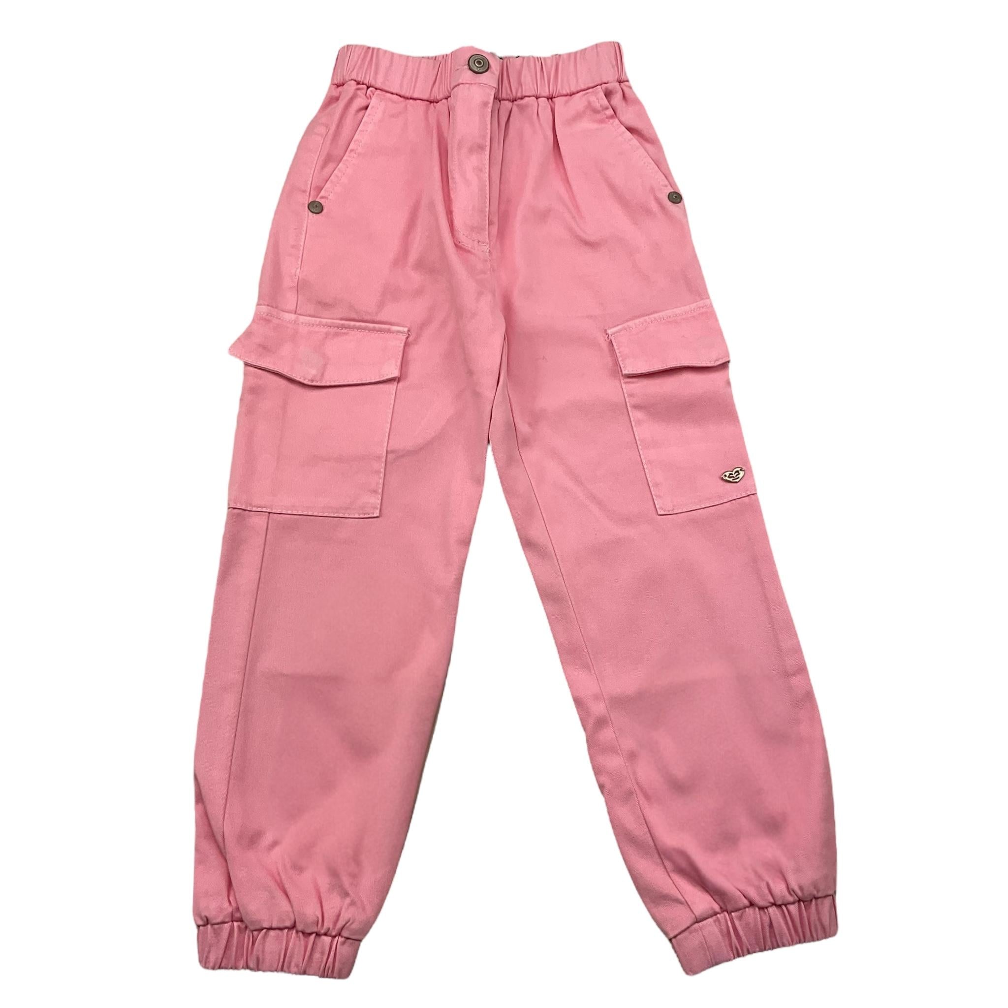 PUMA pantalone tinta unita con elastico in vita Rosa per Bambina A323 ROSA PUMA 