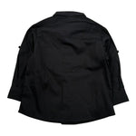 Daniele Alessandrini Camicia Tinta Unita con Logo per Bambino 1295C0778 NERO DANIELE ALESSANDRINI 