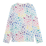 STELLA McCARTNEY shirt girocollo tinta unita fantasia stelle Bianco per Bambina TT8B30J BIANCO STELLA McCARTNEY 