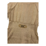 MICHAEL KORS abito manica lunga tinta unita Oro per Bambina R30169 ORO MICHAEL KORS 